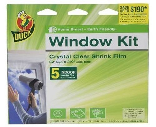 Duck Brand 1299529 Indoor 5-Window Shrink Film Kit review
