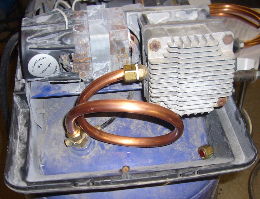 Repair of compressor tube
